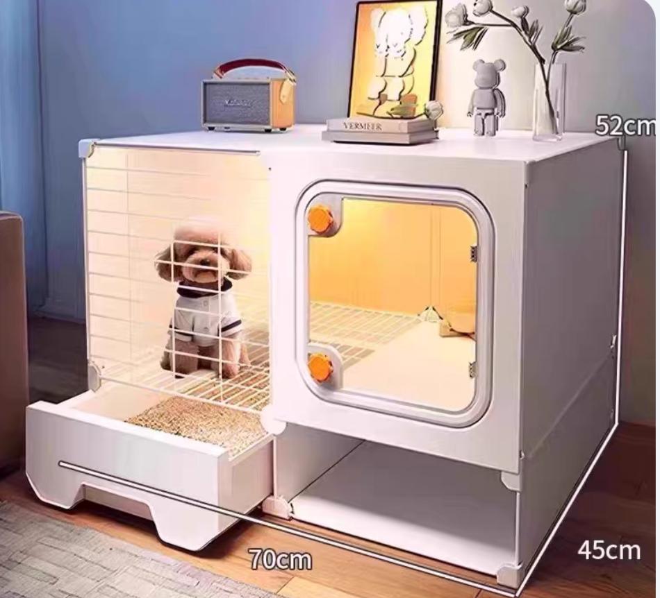 🏡 Cuccia di Lusso per animali di Piccola Taglia – Con Toilette Separata! 🐶🐱🐰