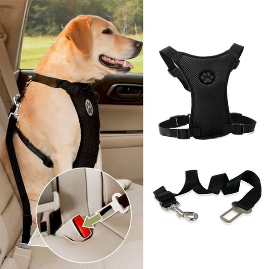 Pettorina con Cintura di Sicurezza per Auto per Cani