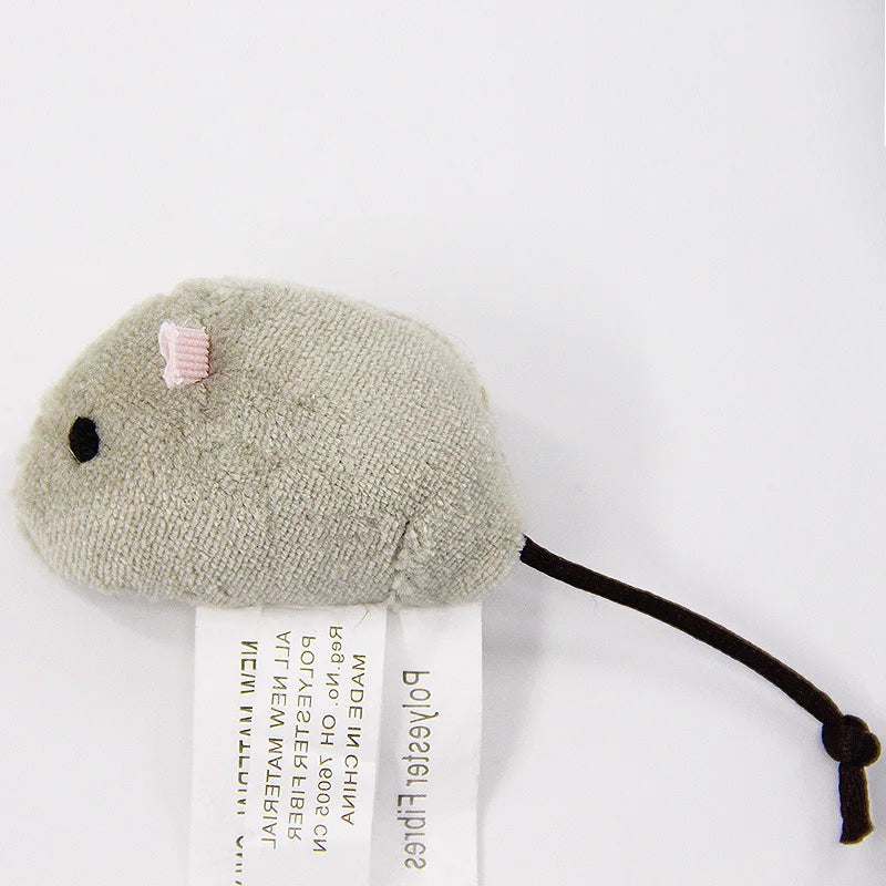 Giocattoli per Gatti 3 topi in Peluche Simulazione Topo per Gatti