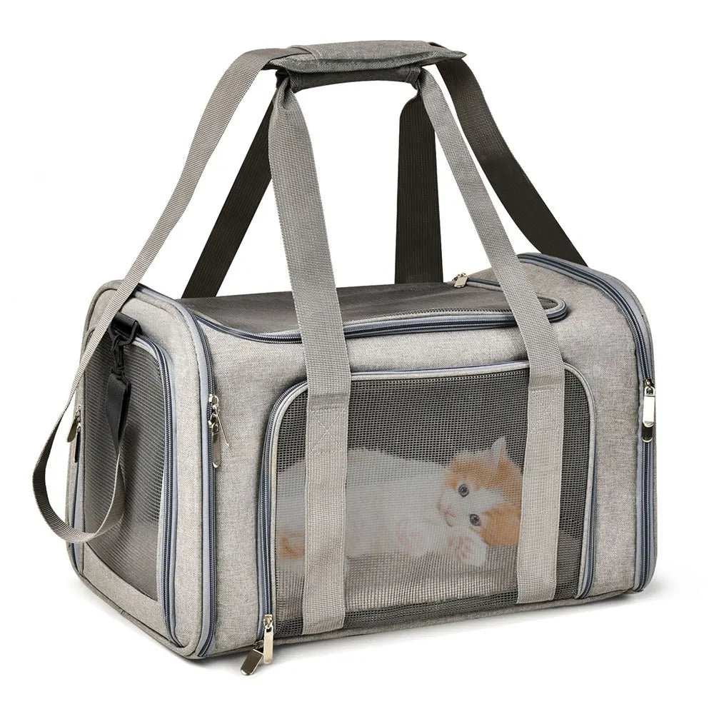 Borsa Trasportino da viaggio Morbido per Cani, Gatti, conigli, zaino laterale