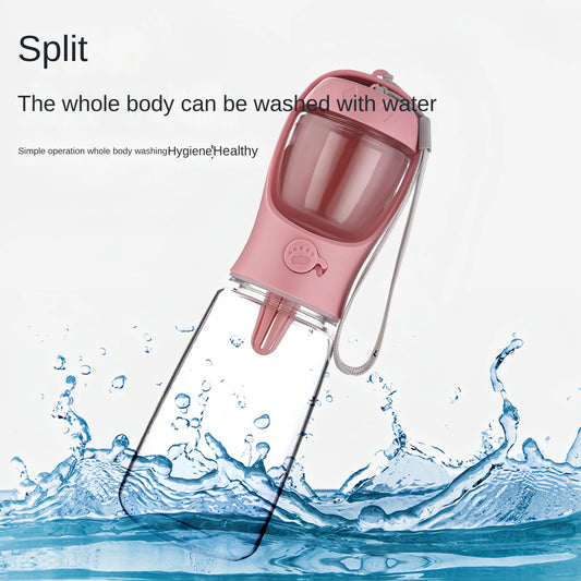 Borraccia Portatile con Dispenser- cibo e acqua!