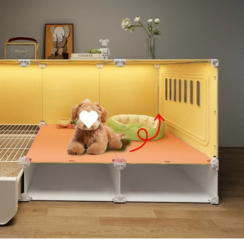 🏡 Cuccia di Lusso per animali di Piccola Taglia – Con Toilette Separata! 🐶🐱🐰