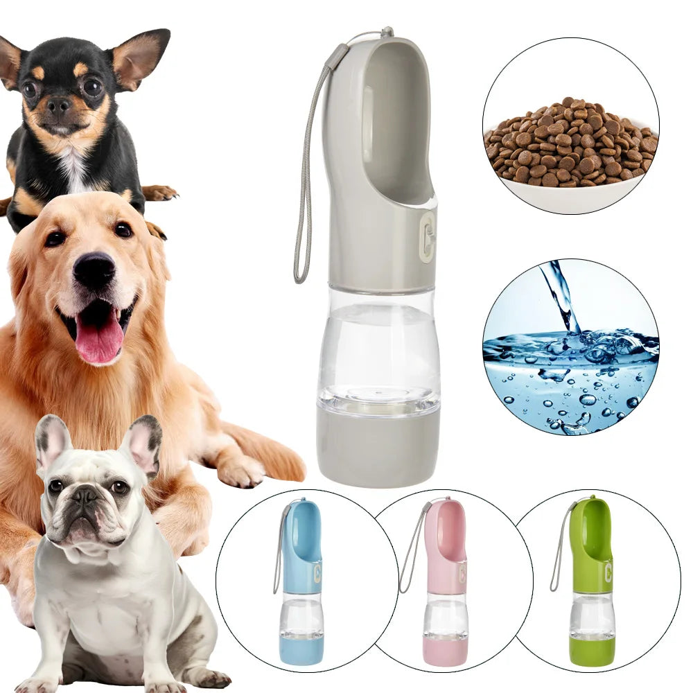 Portable water bottle for your four-legged friends!