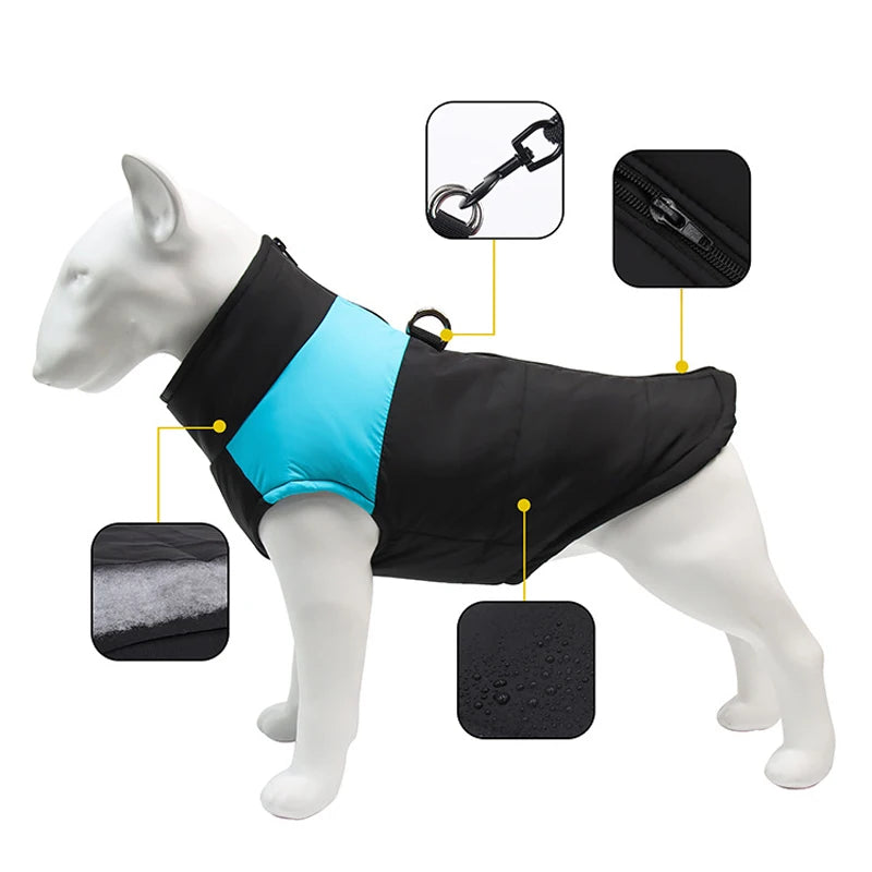 Waterproof Jacket for Dogs and Cats - Warm Winter Vest