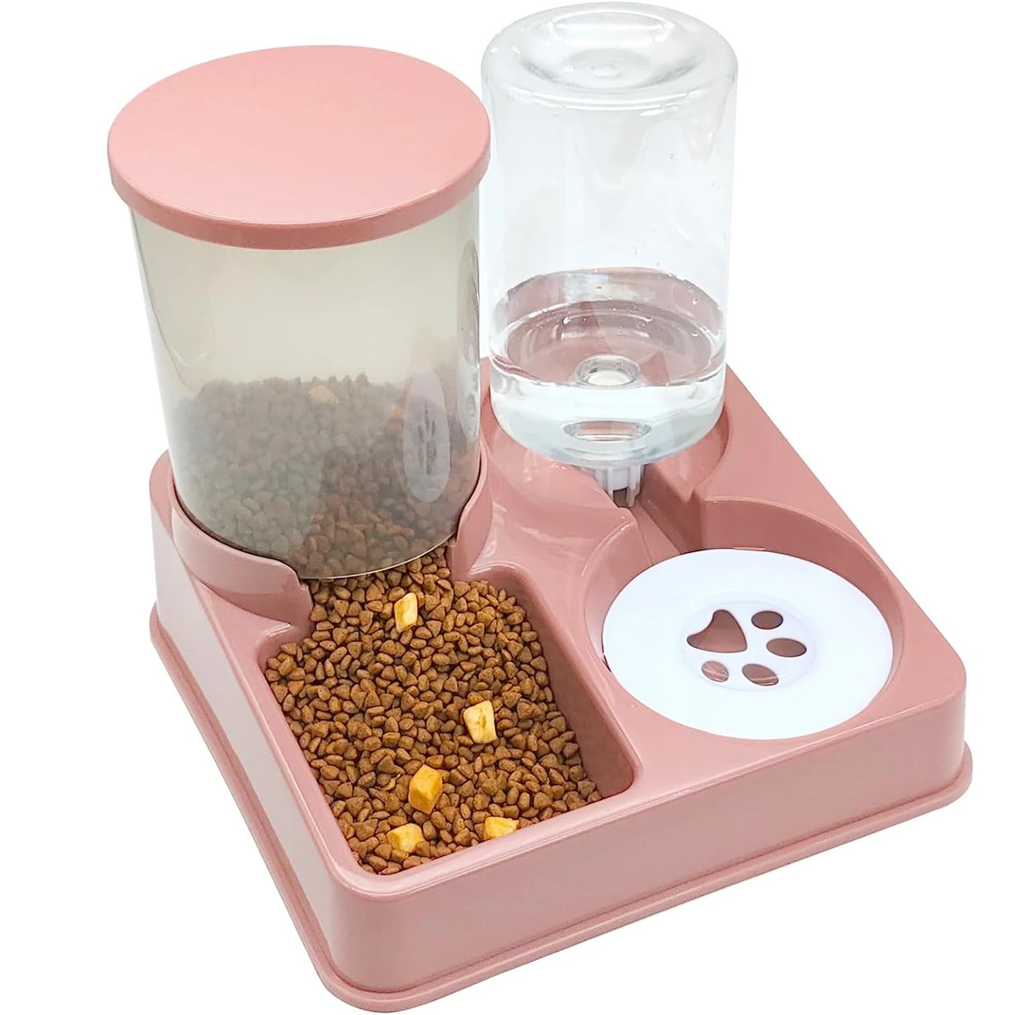 Sistema Automatico 2-in-1 per Cibo e Acqua: Pratico e Innovativo per il Tuo Gatto! 💧