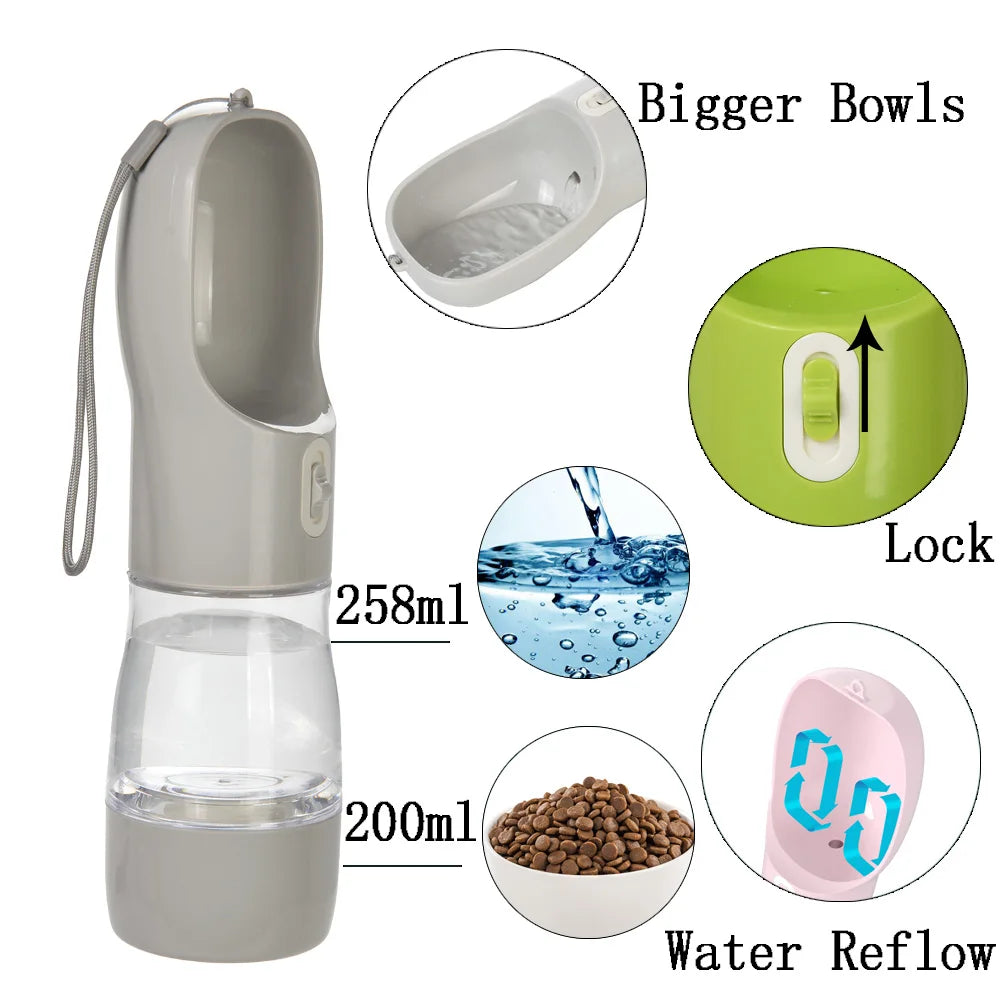 Portable water bottle for your four-legged friends!