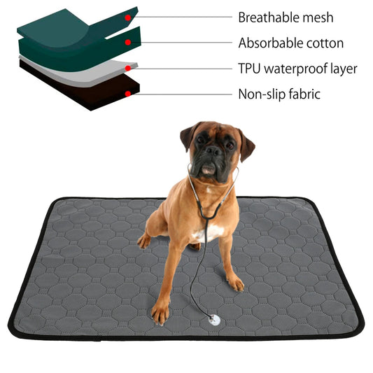 Tappeto traversina lavabile per Animali – Assorbente, Impermeabile e Riutilizzabile! 🐾