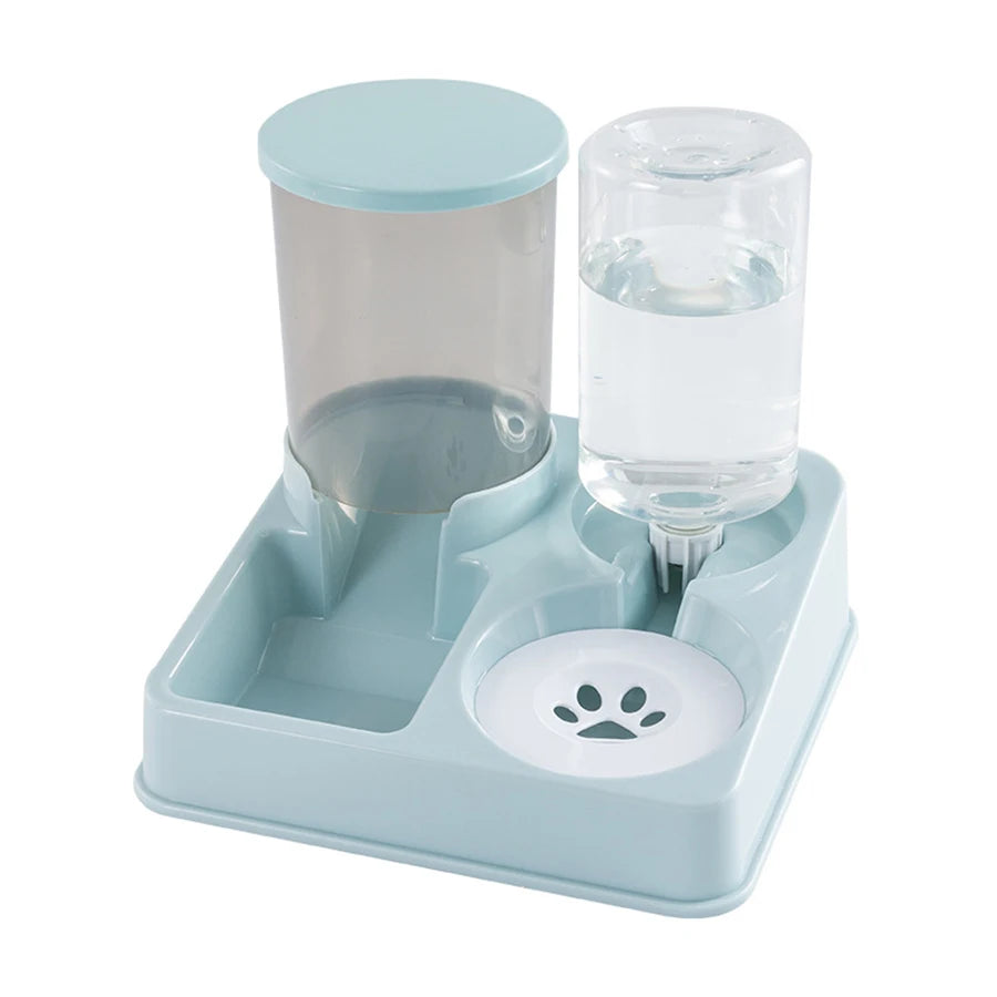 Sistema Automatico 2-in-1 per Cibo e Acqua: Pratico e Innovativo per il Tuo Gatto! 💧