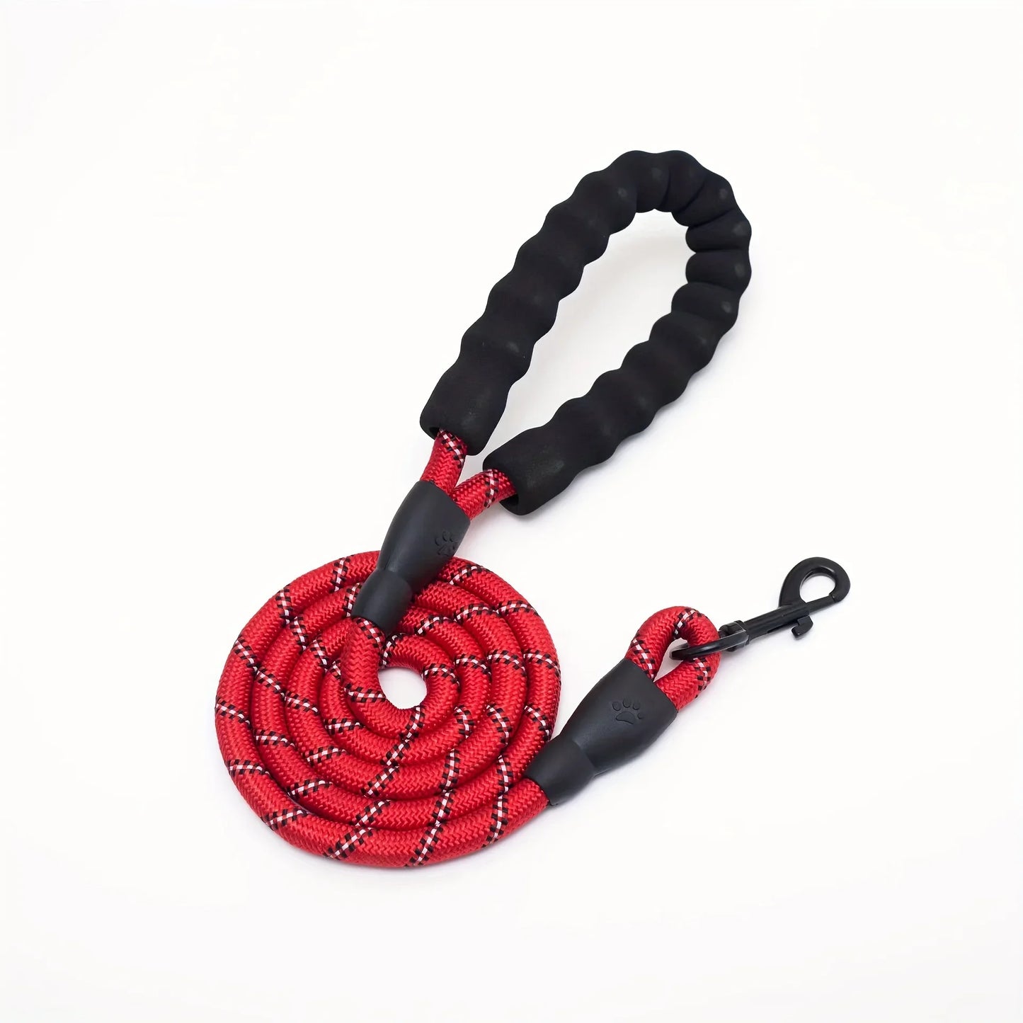 Reflective Dog Leash with Comfortable Padded Handle - High Strength Double Pull Rope for Strong Dogs