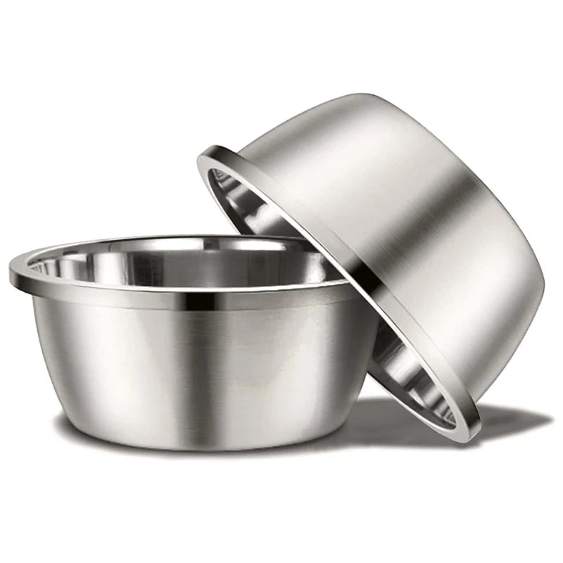 Stainless Steel Bowls for Dogs and Cats – Perfect for Food or Water 