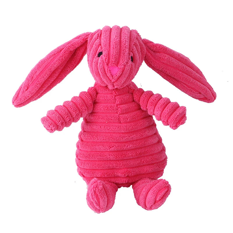 Giocattolo da masticare per cani in peluche, resistente all'usura e con squeak