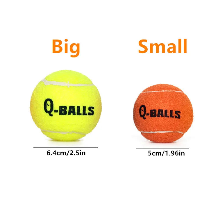 Palline da Gioco per Cani con squezze in Gomma Naturale 4 unità