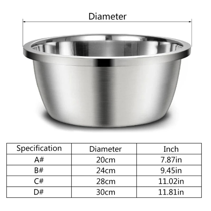 Stainless Steel Bowls for Dogs and Cats – Perfect for Food or Water 