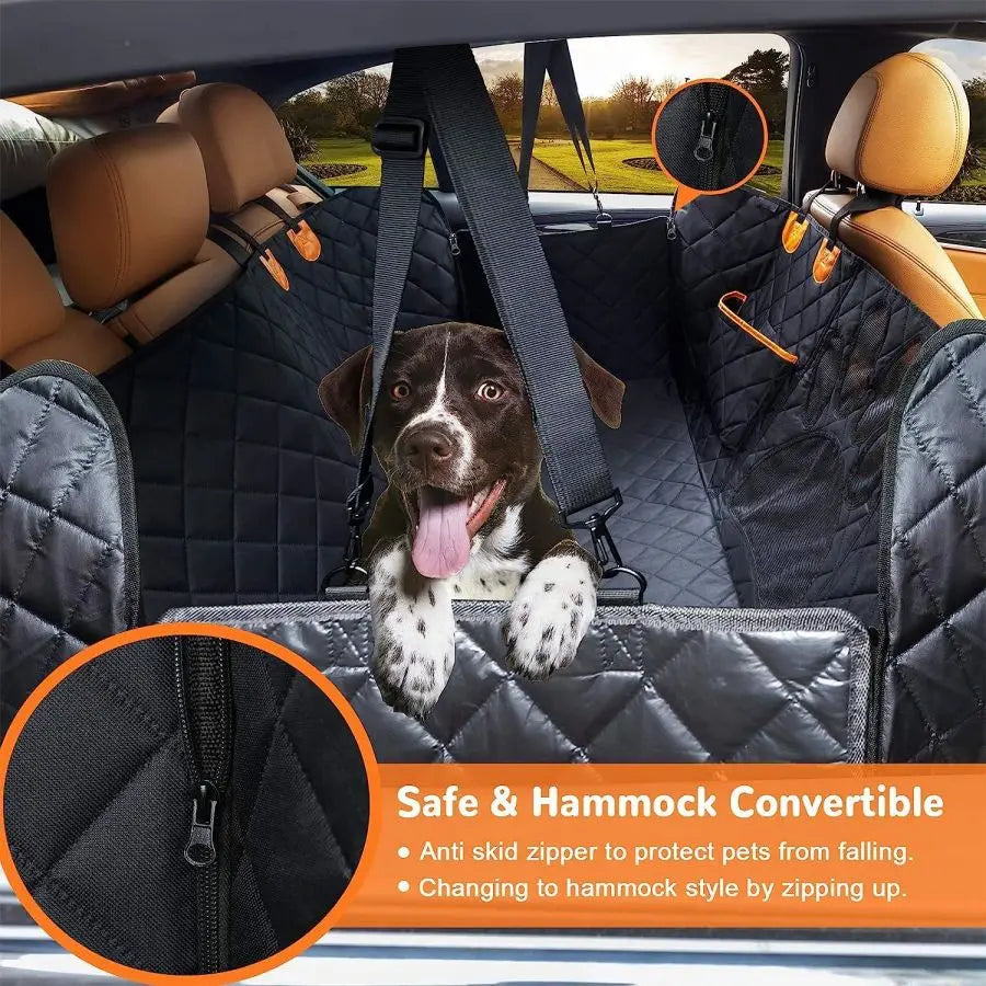 Dog Back Seat Cover, 100% Waterproof Hammock