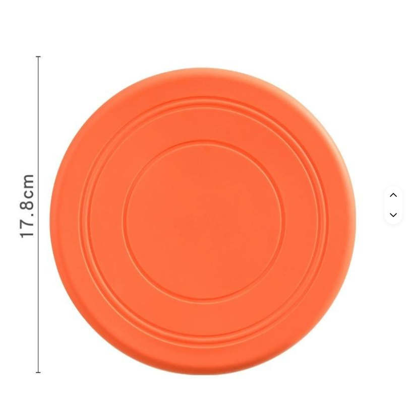 Frisbee per Cani Gomma Morbida 17,8 cm Giocattolo Resistente