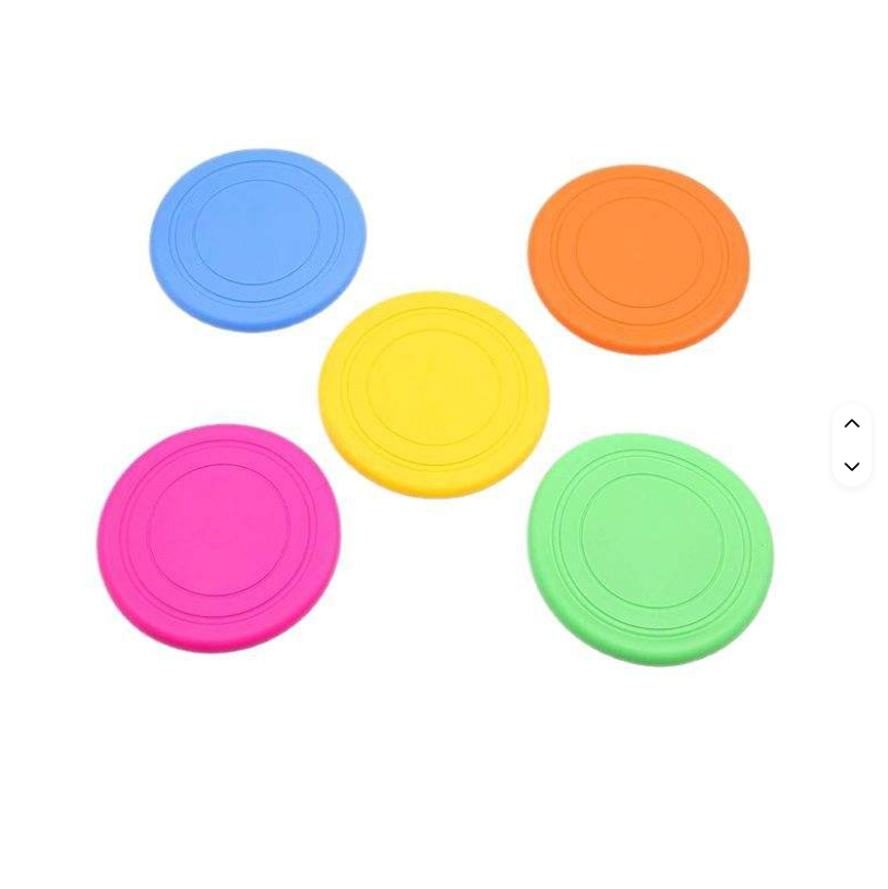 Frisbee per Cani Gomma Morbida 17,8 cm Giocattolo Resistente immagine